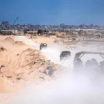 قوات من جيش الاحتلال الإسرائيلي جنوبي قطاع غزة (الفرنسية-أرشيف)