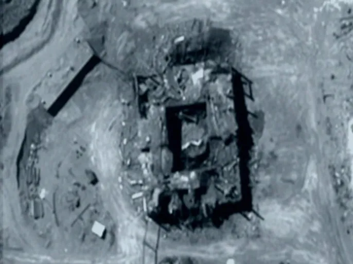 صورة نشرتها الحكومة الأميركية لما قيل إنه مفاعل نووي سوري مدمر بعد غارة إسرائيلية عام 2007 (رويترز)