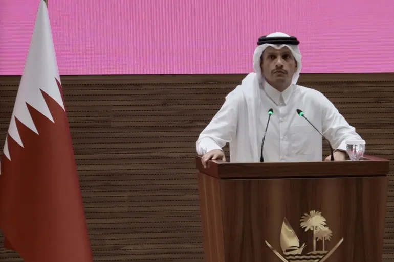 رئيس مجلس الوزراء وزير الخارجية القطري محمد بن عبد الرحمن آل ثاني (أسوشيتد برس)