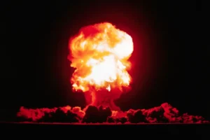 اختبار نووي جرى في نيفادا عام 1957 (غيتي)